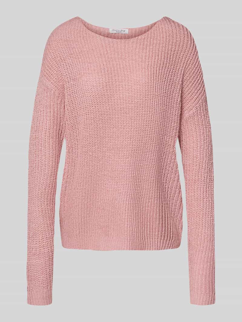 Christian Berg Woman Gebreide pullover met extra brede schouders