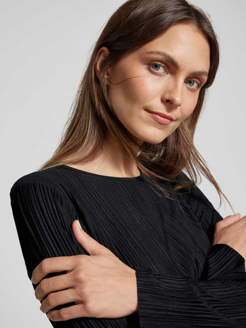 Vila Shirt met lange mouwen en plissévouwen model 'PLISA NEW'