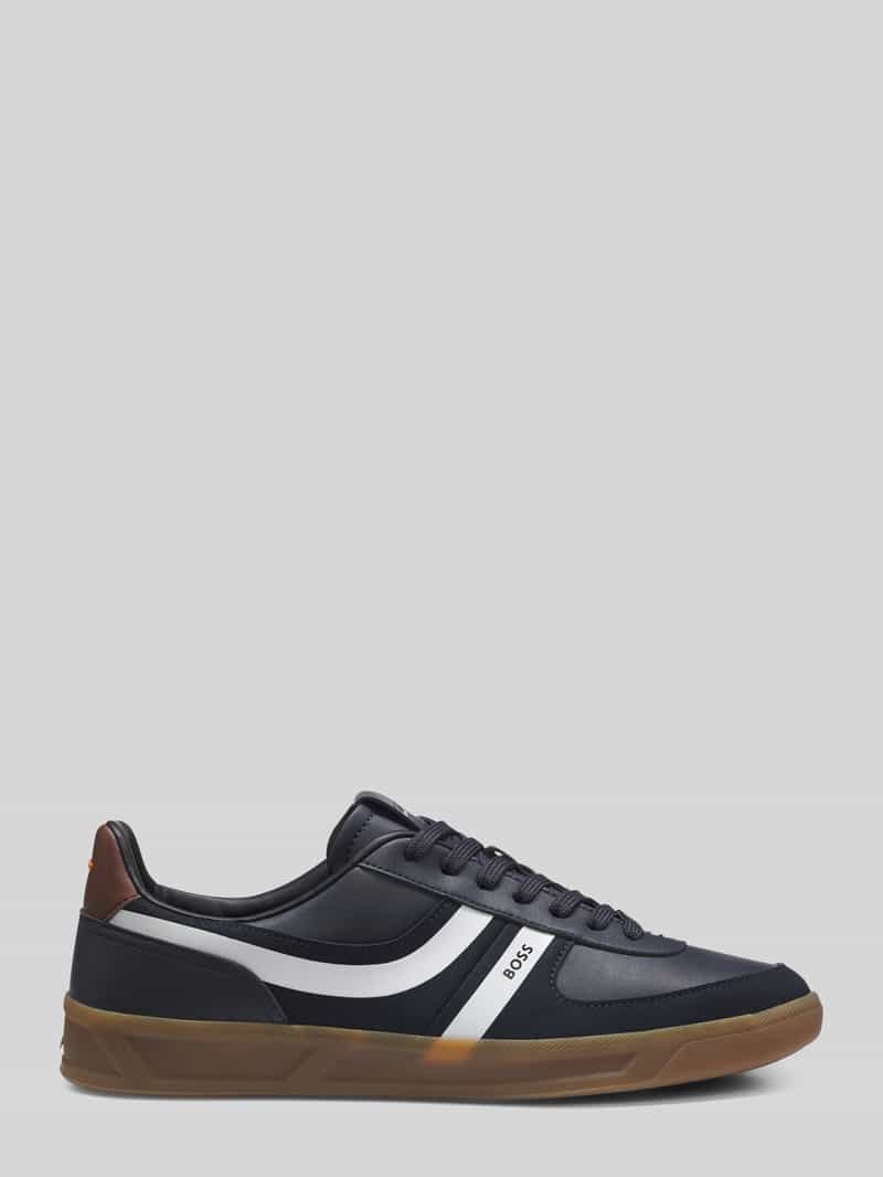 Boss Orange Sneakers low met contrasterende strepen