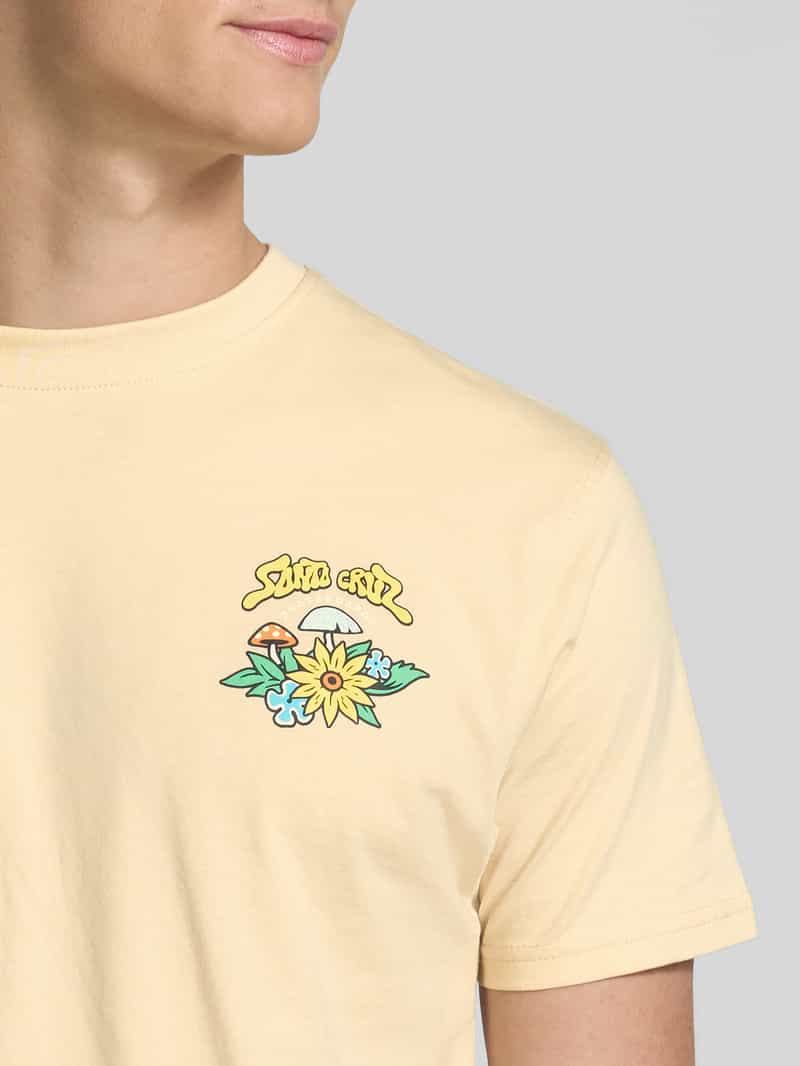 Santa Cruz T-shirt met labelprint model 'WINKOWSKI'