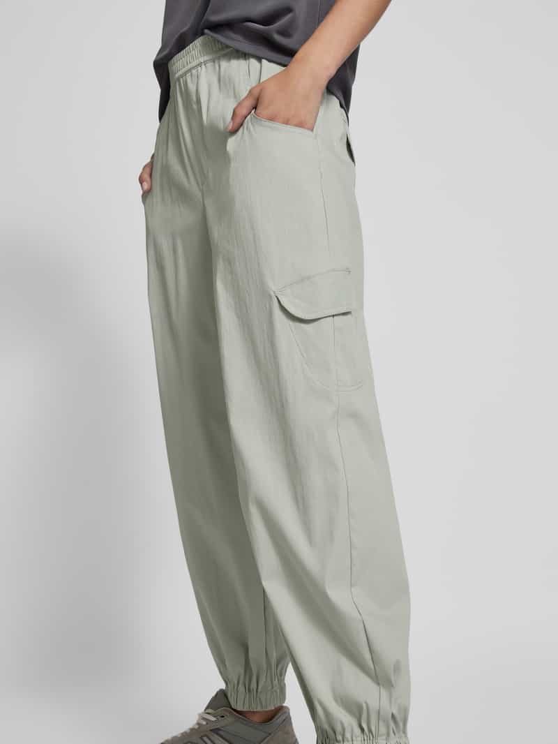 MAC Loose fit cargobroek met elastische band model 'Elva'