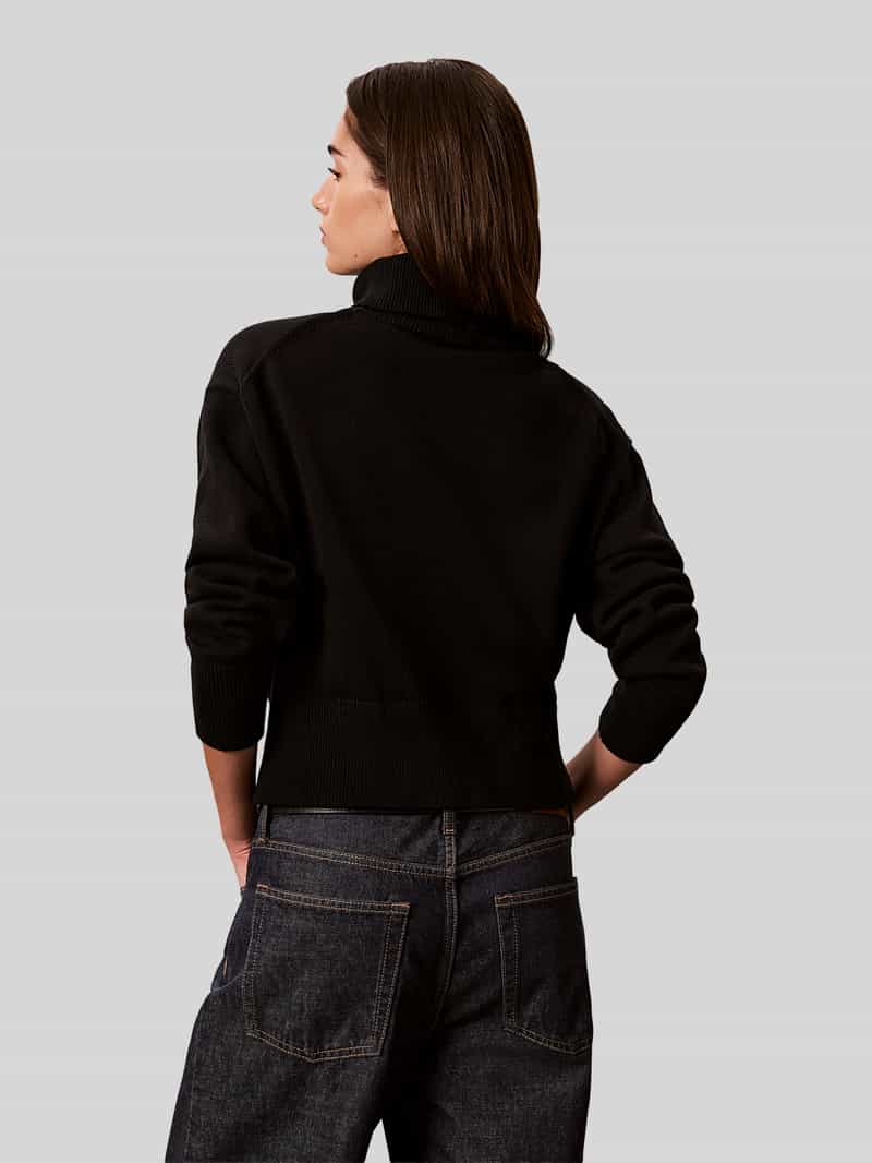 Calvin Klein regular fit pullover van puur katoen zwart, foto 2