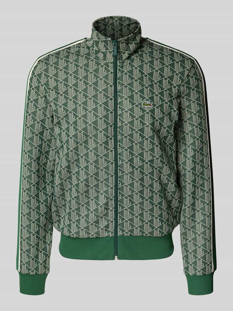 Lacoste Regular fit sweatjack met katoen