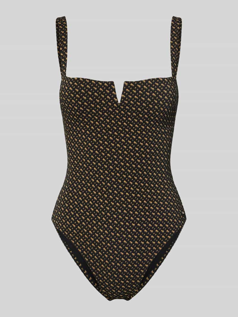 Boss Badpak met all-over motief model 'B MONOGRAM'