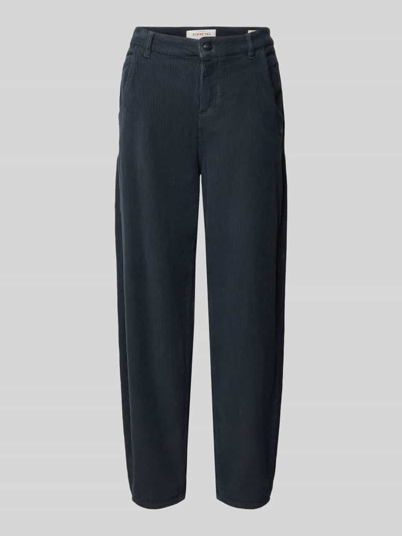 GANG Balloon fit corduroy broek van katoenmix model '94VIA'
