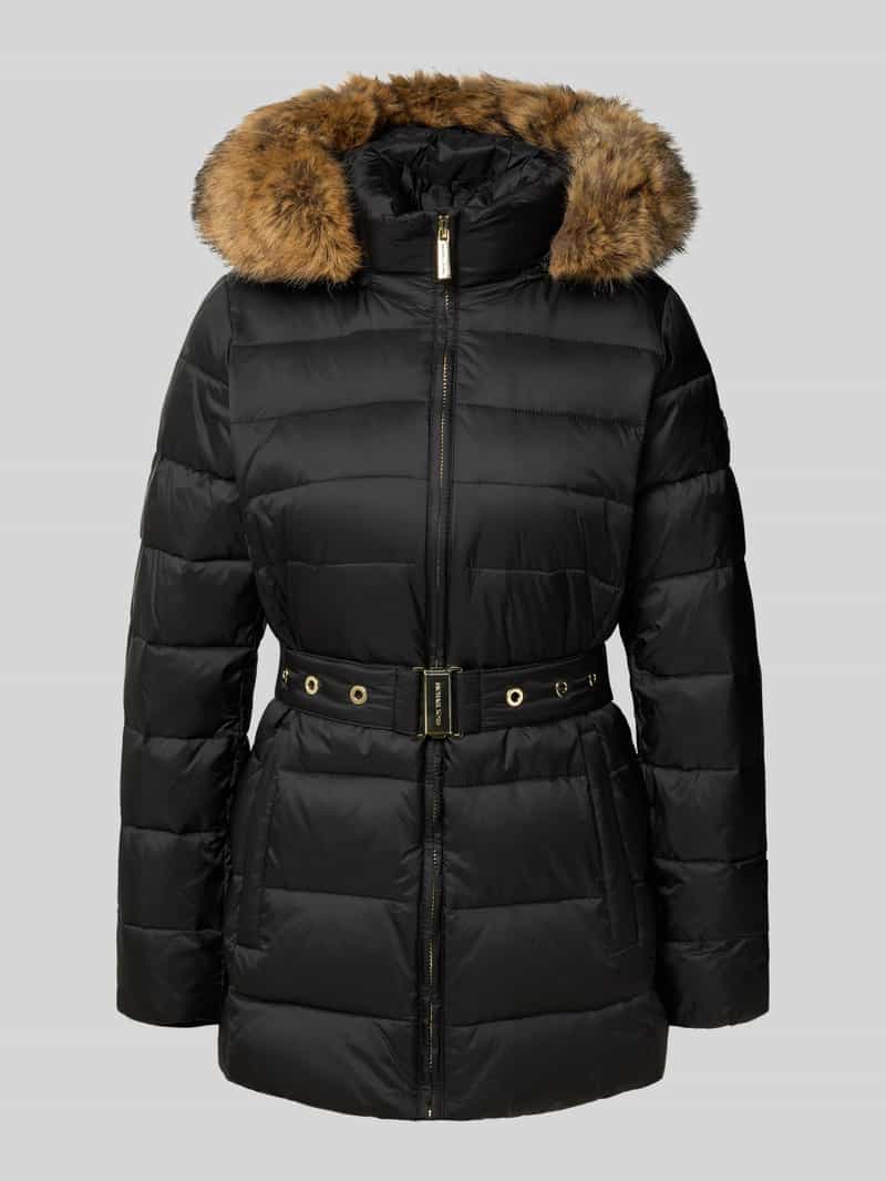 MICHAEL Kors Gewatteerd jack met imitatiebont model 'Trimmed'