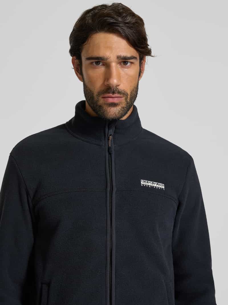 Napapijri Sweatjack met labelprint
