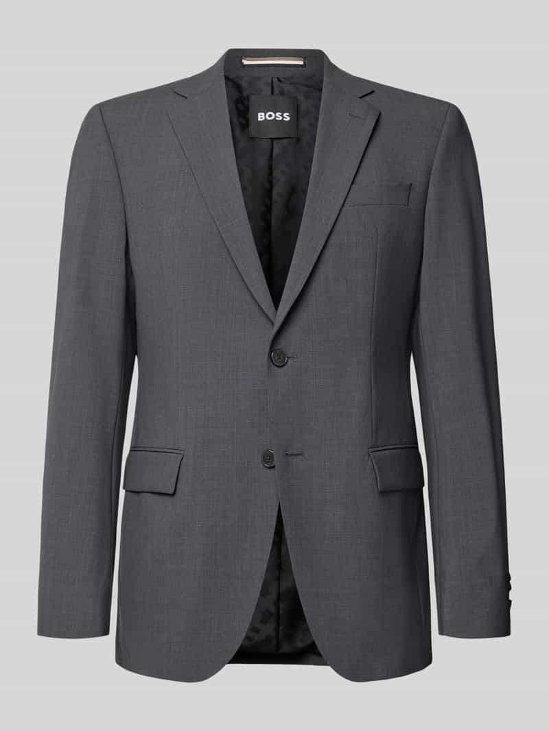 Regular fit colbert van scheerwolmix, model 'H-Jasper-MM-C-NF'