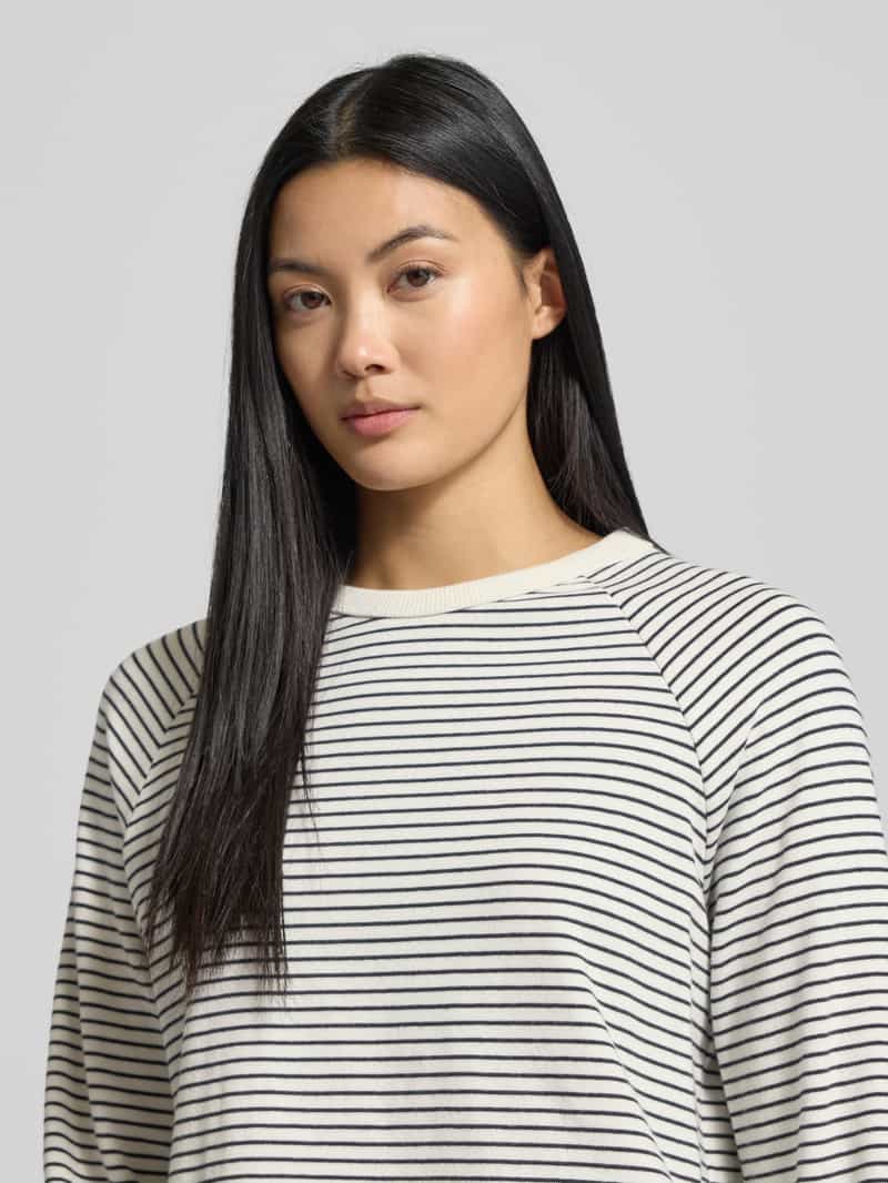 Jake*s Casual Longsleeve met ronde hals