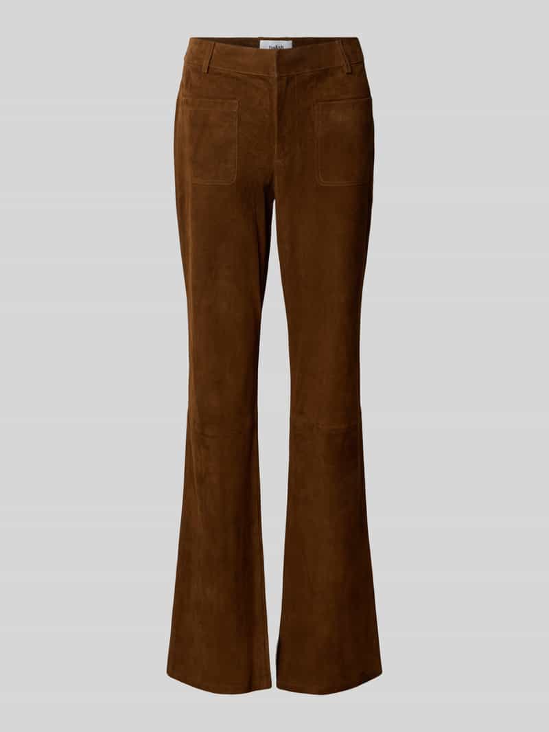 Bash Flared stoffen broek met steekzakken