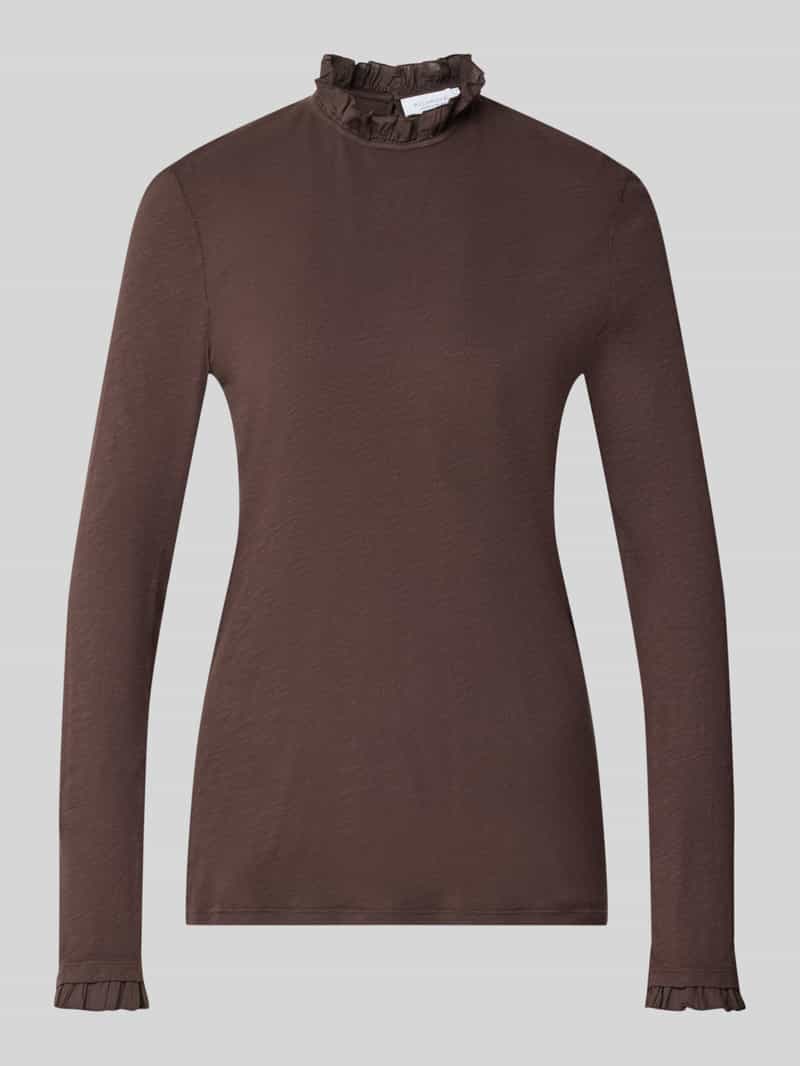 Rich & Royal Shirt met lange mouwen met ruches