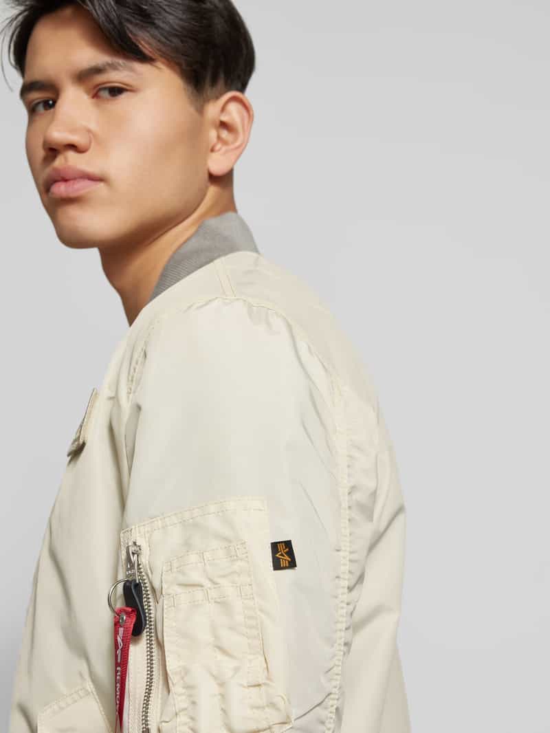 alpha industries Bomberjack met labelbadge