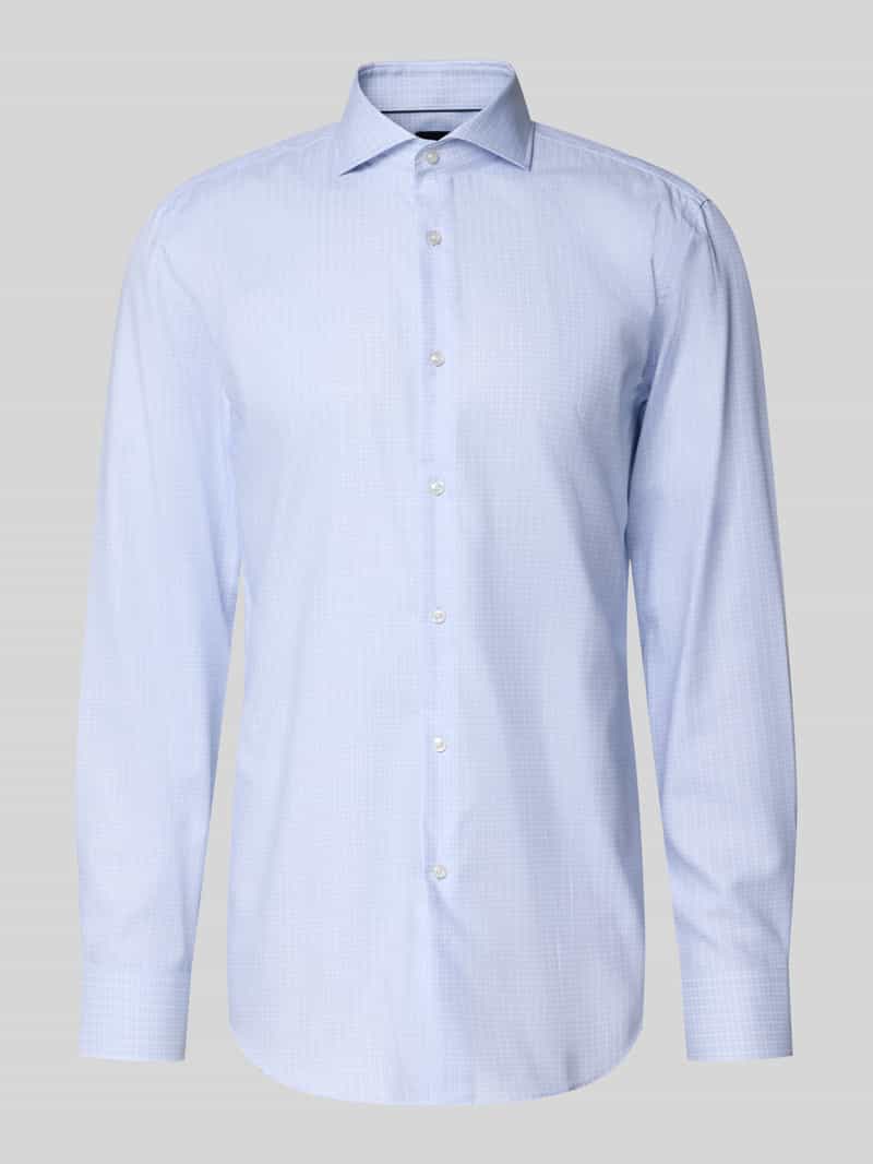Boss Slim fit zakelijk overhemd van pure katoen model 'HANK'