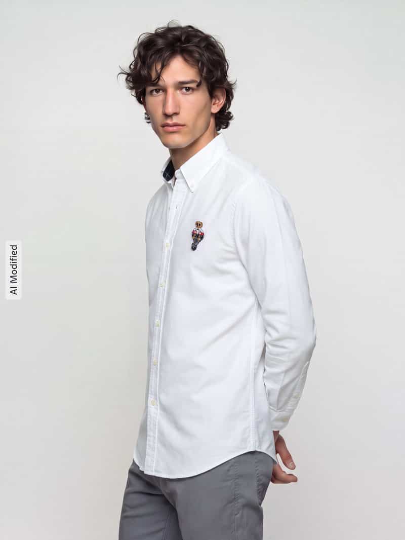 Polo Ralph Lauren Vrijetijdsoverhemd van puur katoen met geborduurd motiefdetail