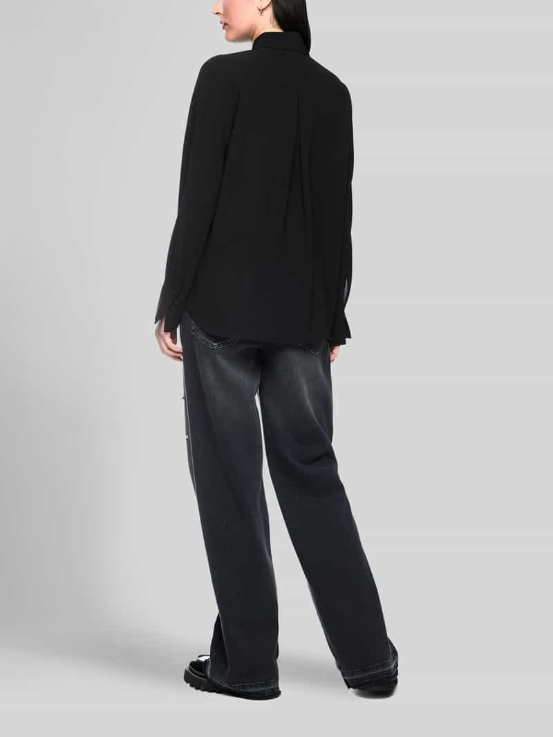 Marc Cain Overhemdblouse met ballonmouwen