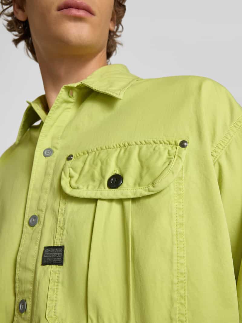 G-Star Raw Oversized fit vrijetijdsoverhemd met kentkraag