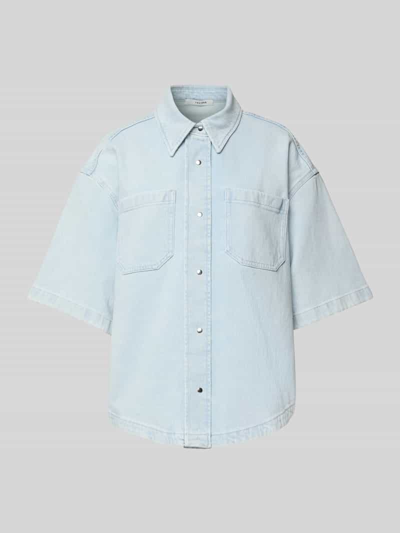 Ivy Oak Regular fit jeansblouse met borstzakken model 'ERICA'