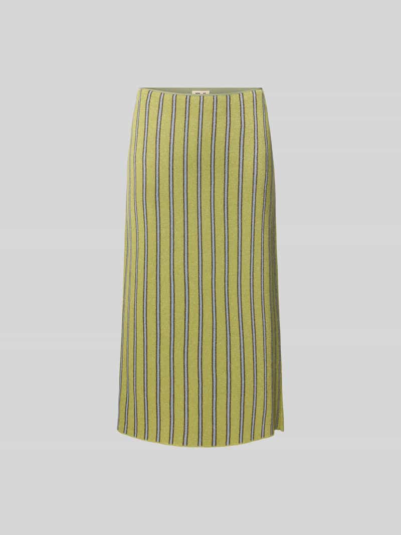 Midi-jurk met elastische band