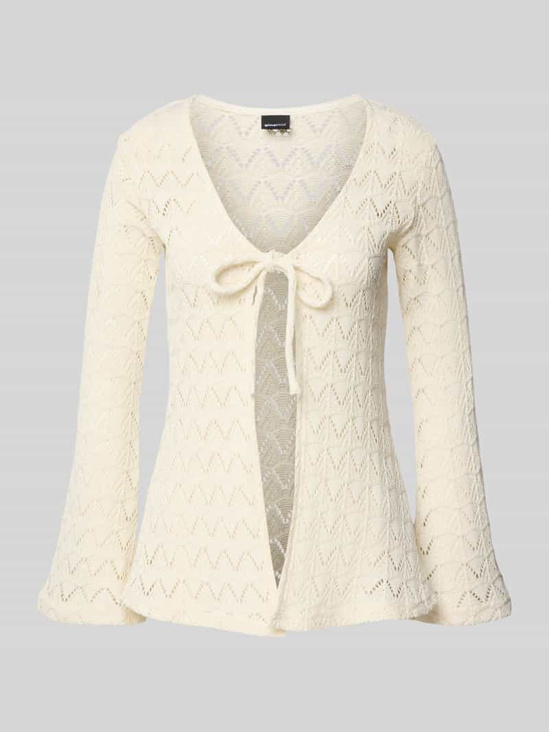 Gina Tricot Gebreid jack met trompetmouwen model 'Isadora'