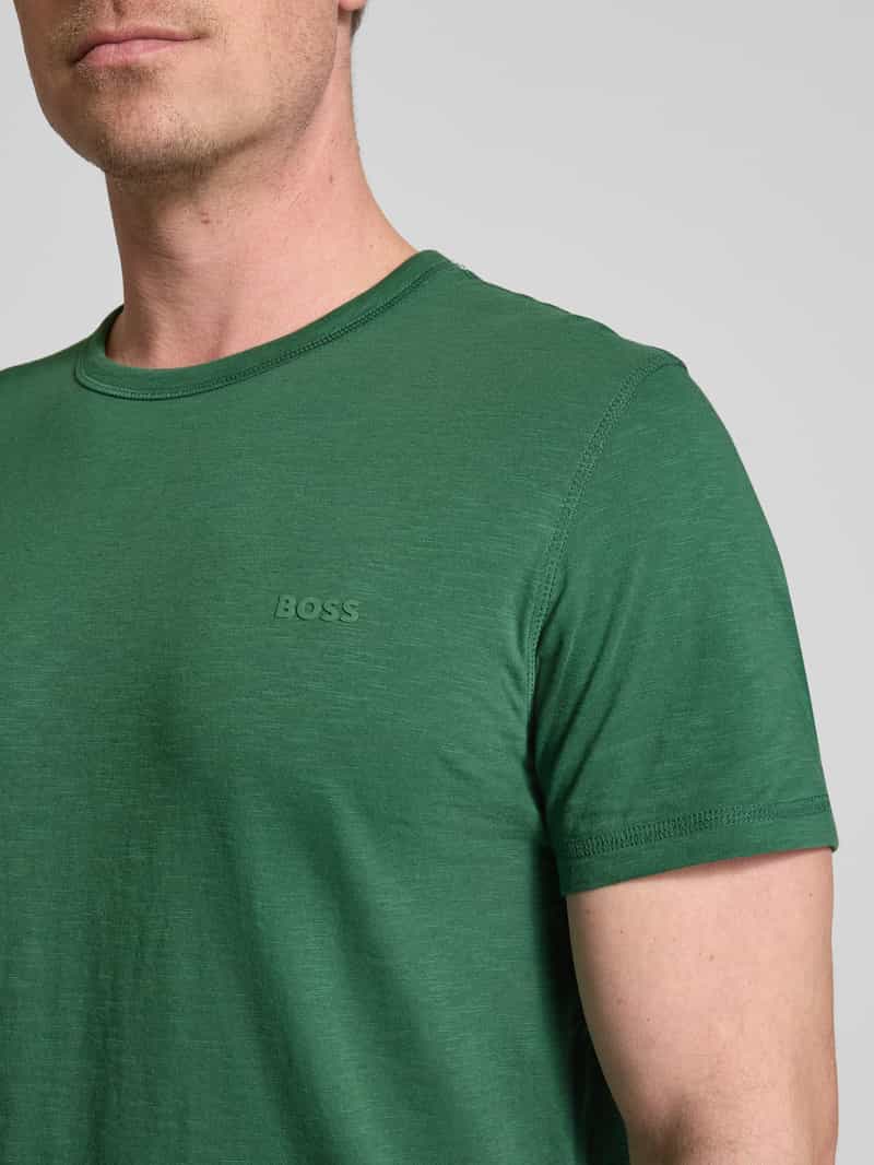 Boss Orange T-shirt met labelprint model 'Tegood'