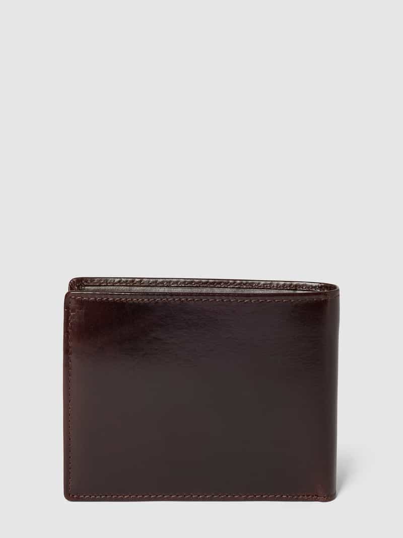 Bugatti Portemonnee met labeldetails model 'Romano'