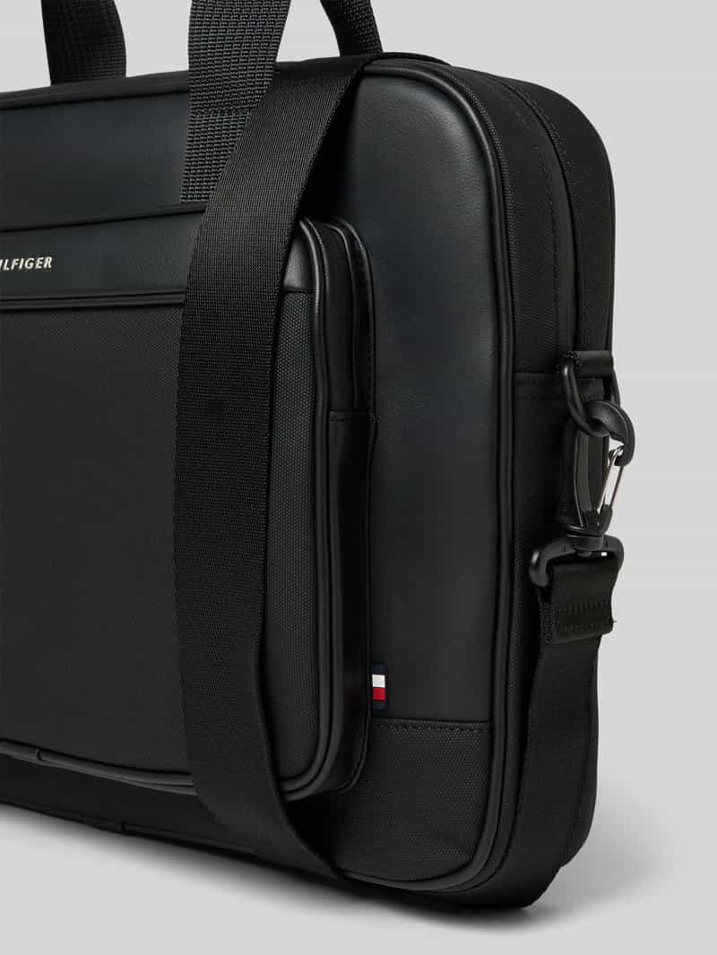 Tommy Hilfiger Laptoptas met afneembare verstelbare schouderband