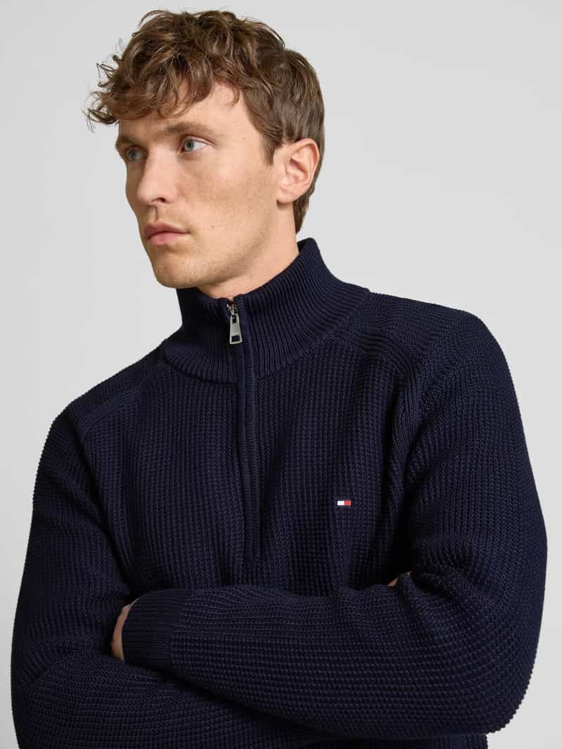 Tommy Hilfiger Gebreide pullover met labelstitching