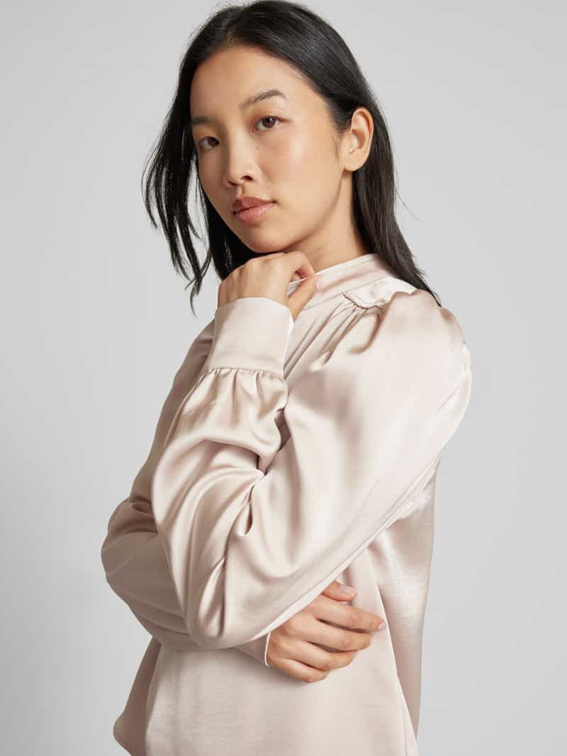 NEO NOIR Regular fit blouse met V-hals model 'Rosslyn'