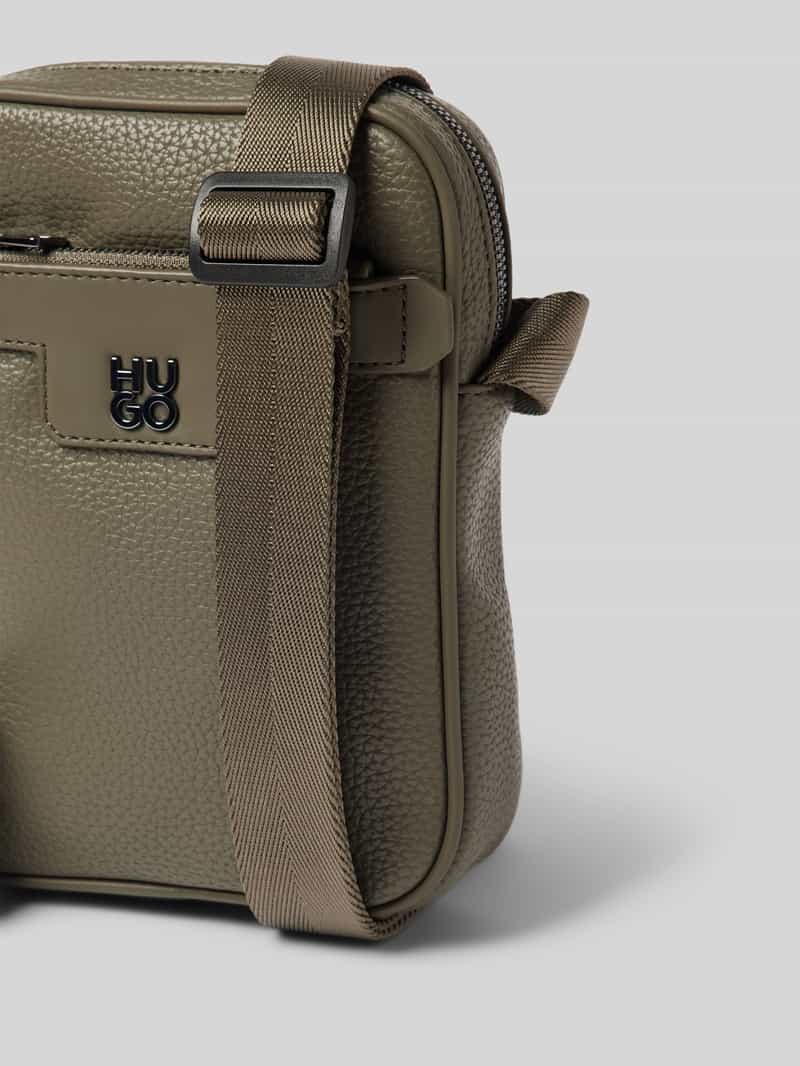 HUGO Crossbodytas met labeldetail model 'Nesh'