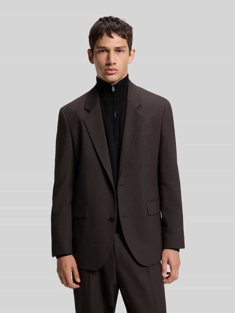 HUGO modern fit colbert met viscoseaandeel model 'Karlo243X'