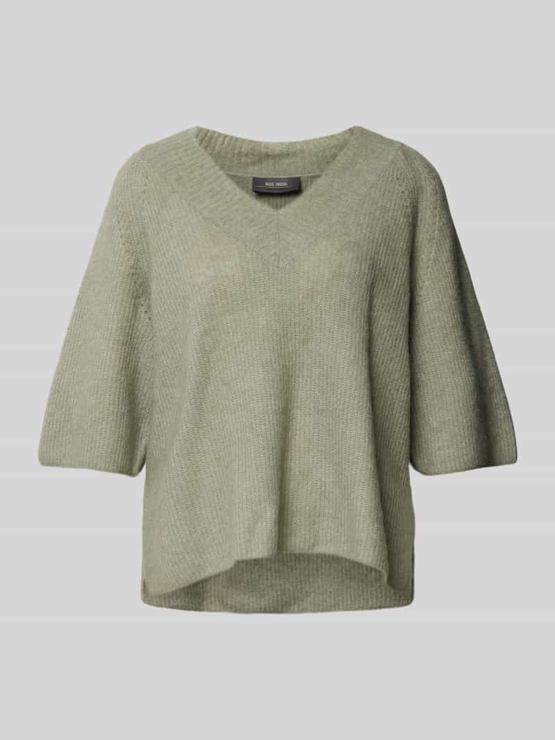 MOS MOSH Gebreide pullover met V-hals model 'TACI'