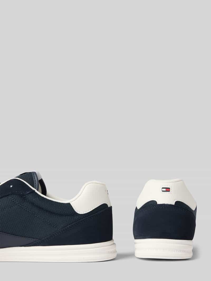 Tommy Hilfiger Low-top-sneakers van Mix van leer en textiel Model 'LOPRO CUP MIX'