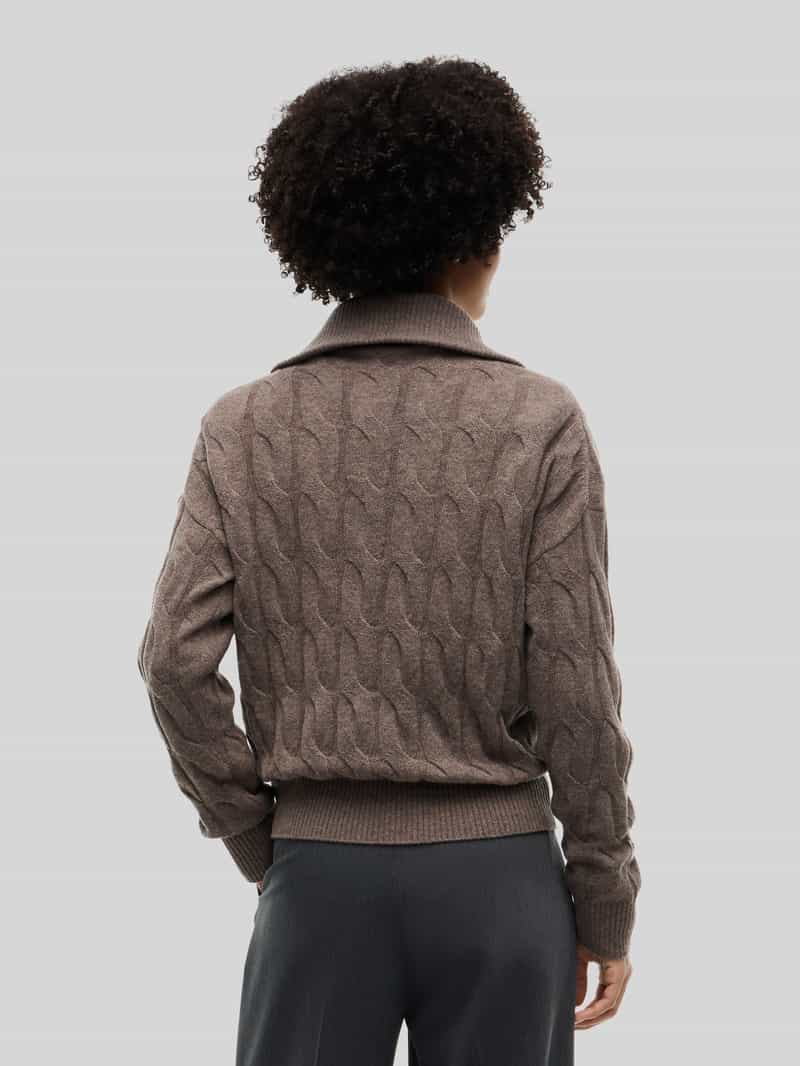 Tommy Hilfiger relaxed fit schipperstrui van pure wol