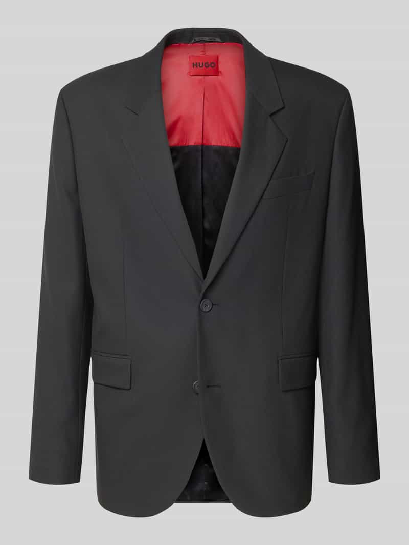 HUGO Regular fit colbert met viscose