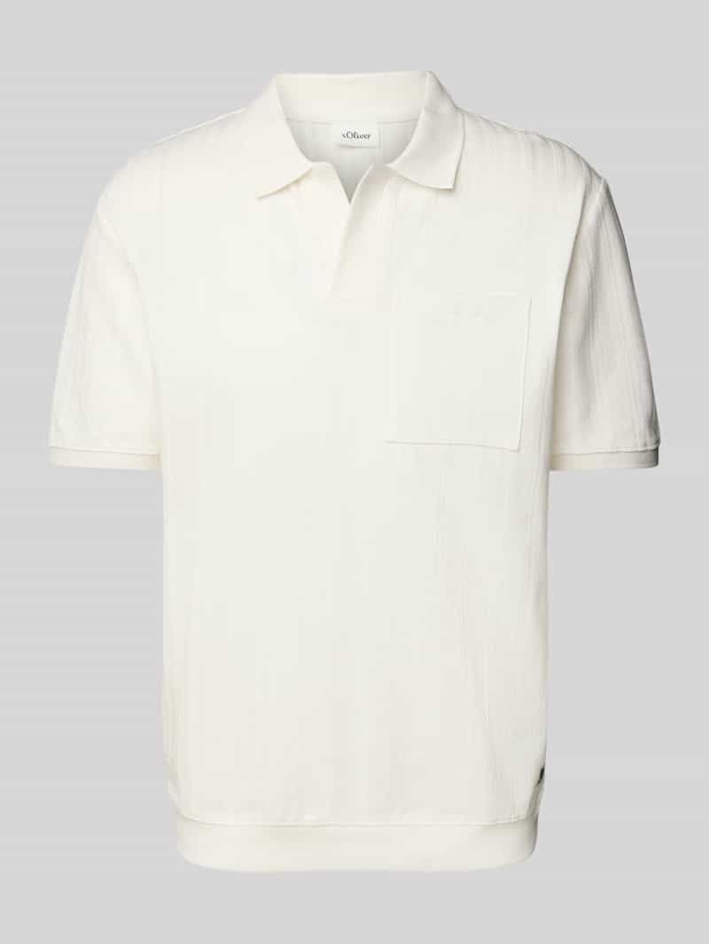 s.Oliver RED LABEL Relaxed fit poloshirt van puur katoen