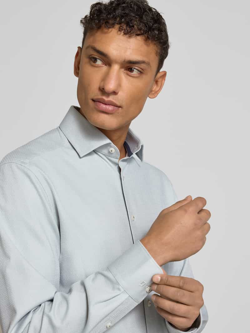 Olymp Modern fit zakelijk overhemd met kentkraag model 'Global'