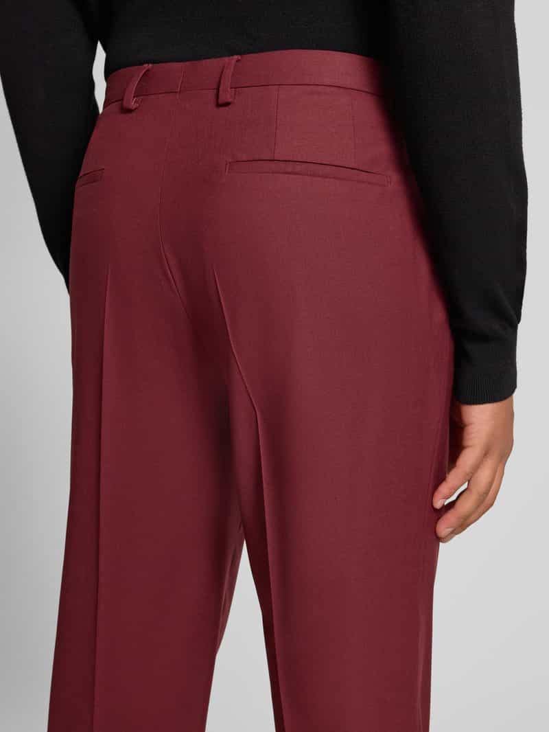 HUGO Slim fit pantalon van wolmix model 'HESTEN'