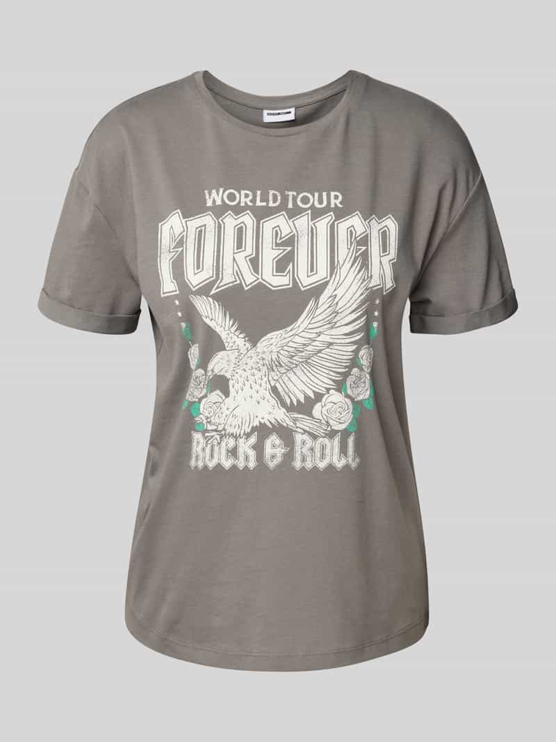 Noisy May Relaxed fit T-shirt van puur katoen model 'Brandy'