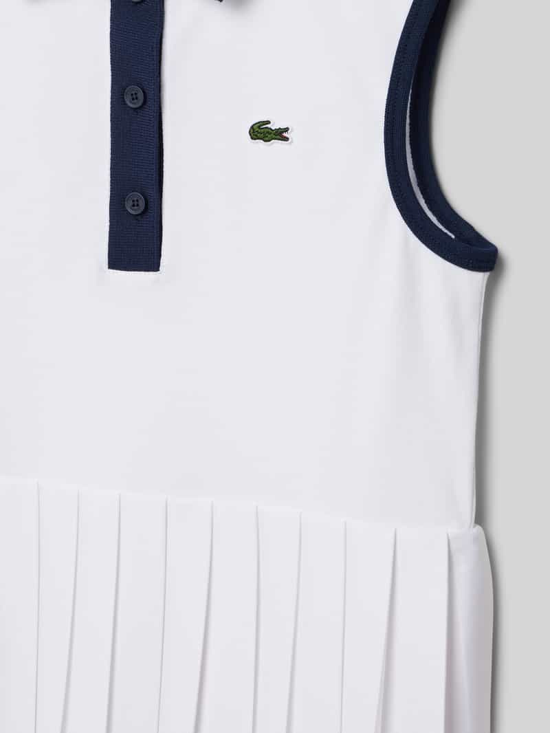 Lacoste Jurk met platte plooien
