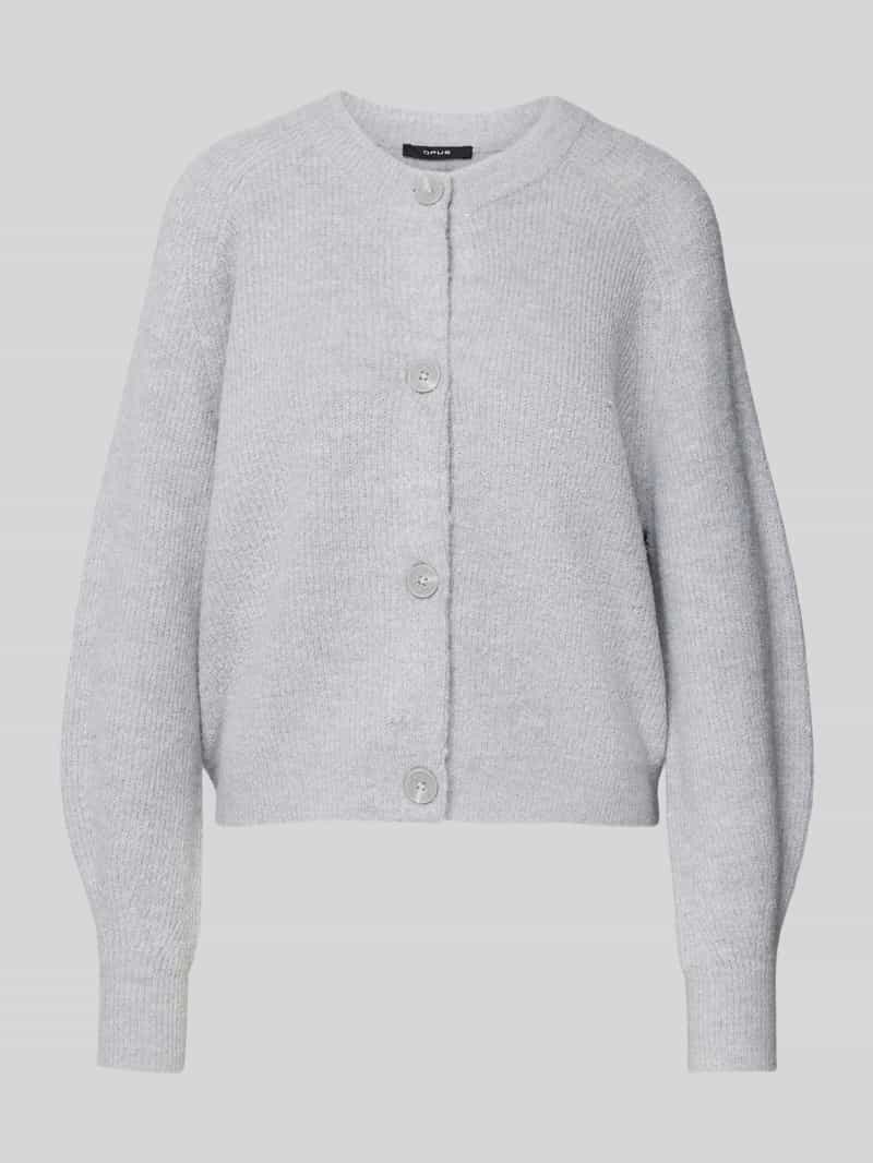 Opus Gebreid jack met knoopsluiting model 'Dorty'