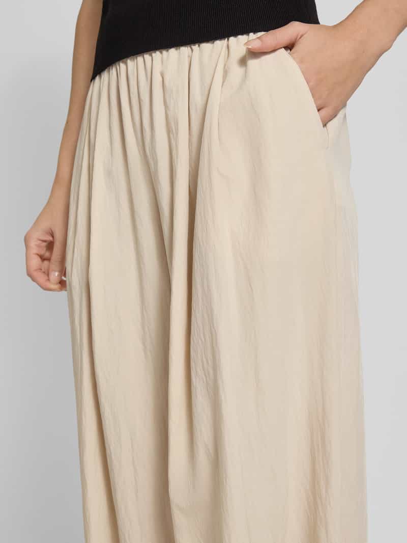 Zero Broek van viscosemix met elastische band
