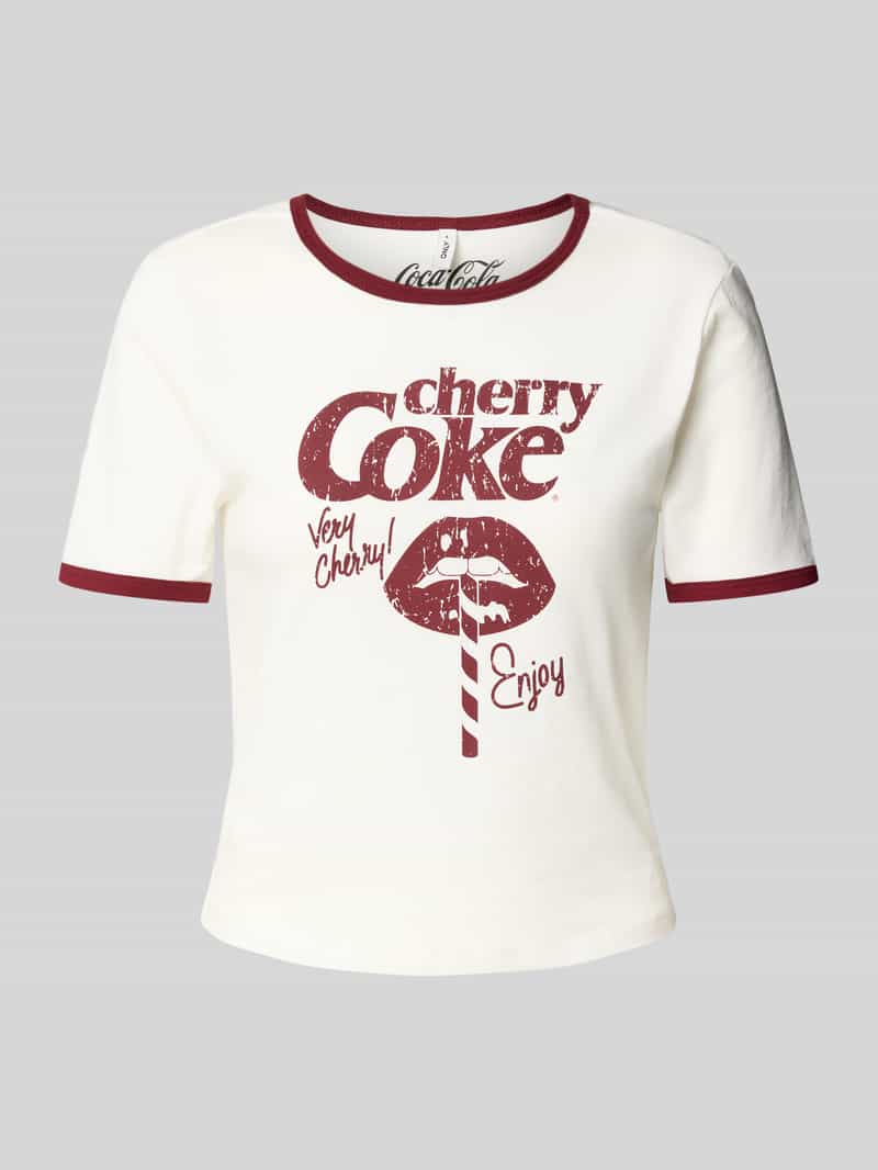 Only Regular fit T-Shirt met Coca Cola -print model 'COCA COLA LIFE'