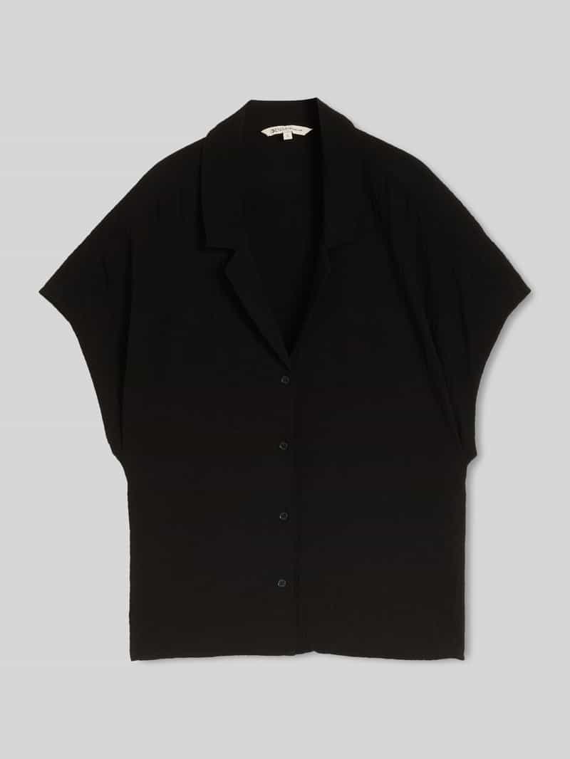 Regular fit overhemdblouse van viscosemix
