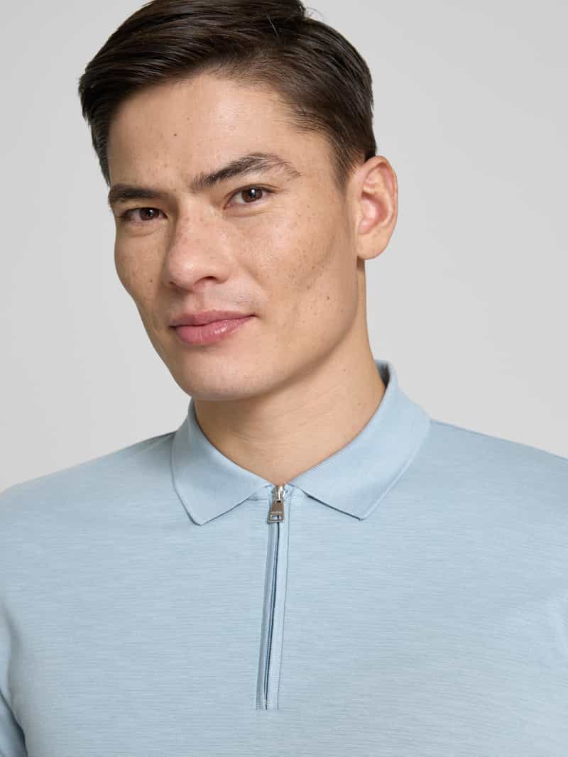 HUGO Regular fit poloshirt met labelpatch model 'Dekok'