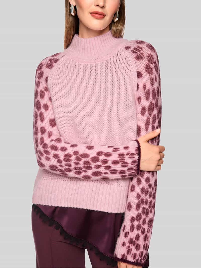 Marc Cain Pullover van alpacamix met logodetail