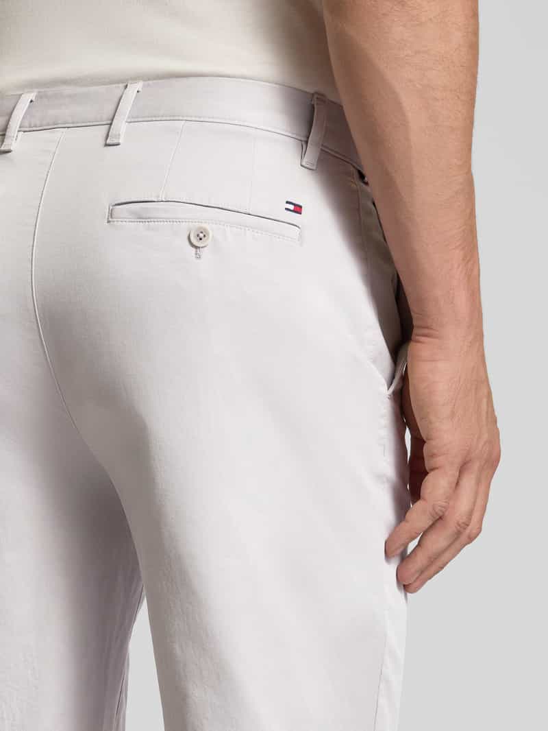 Tommy Hilfiger Regular fit chino van katoenmix