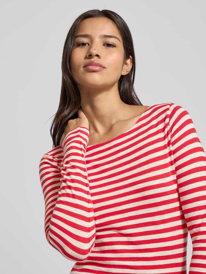 Marc O'Polo Slim fit shirt met lange mouwen van puur katoen