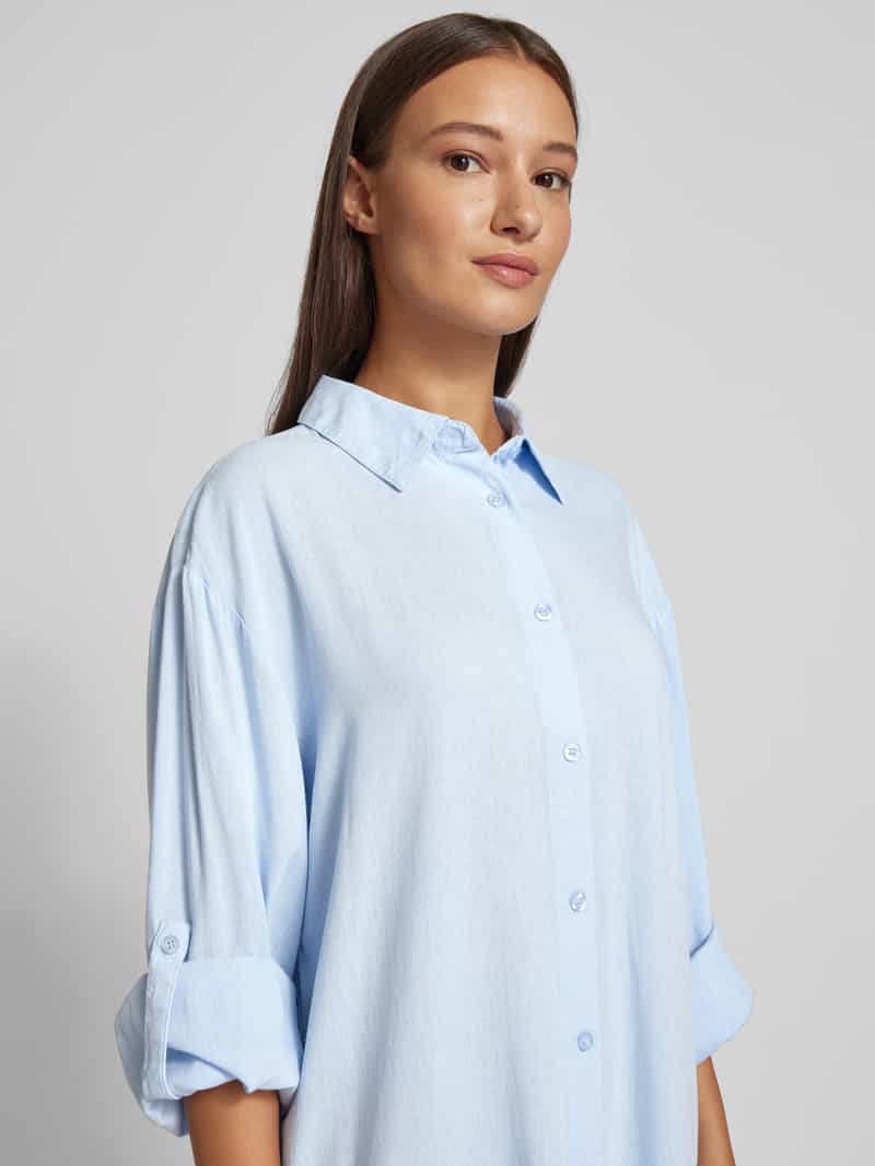 Kaffe Knielange jurk met platte kraag model 'KAmilia'