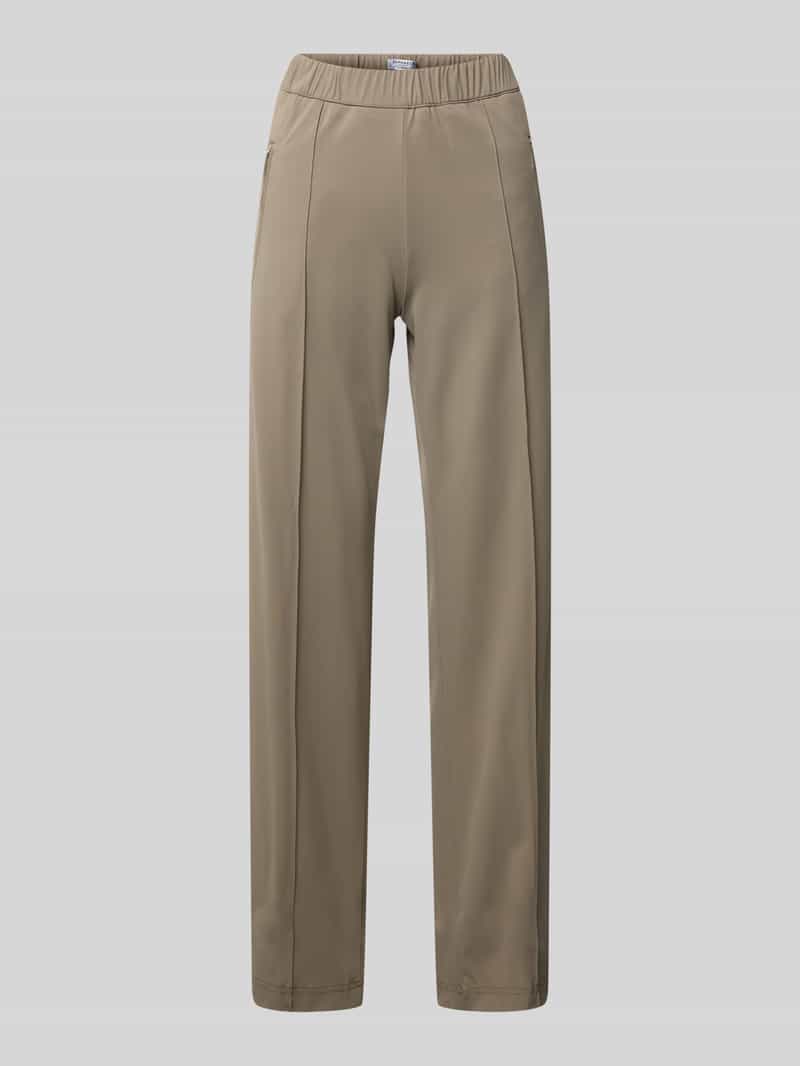 Raphaela By Brax Broek met elastische band model 'Peggy Flared'