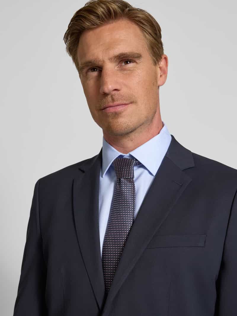 Jake*s Slim fit zakelijk overhemd met kentkraag